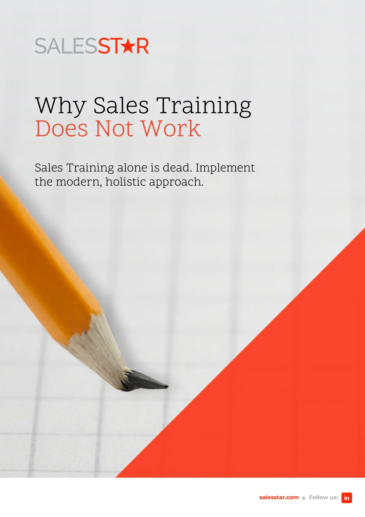 Why Sales Training Does Not Work — free eBook cover